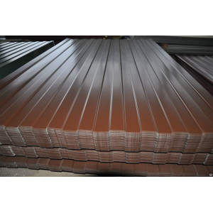 Профнастил С20 Grand Line Optima Satin 0,5 мм RAL 3005 винно-красный
